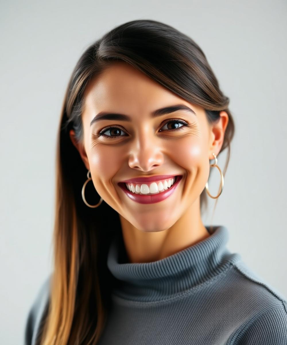 Confident smile